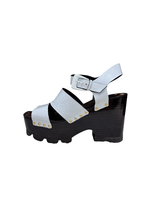 Tory Burch Shoes - Tory Burch Women's Studded Clog Platform Sandal Buckled Ankle Strap Sz 8.5M NWOB